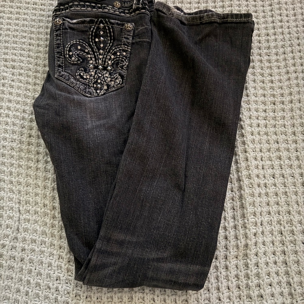 Miss Me Black Boot Cut Jeans